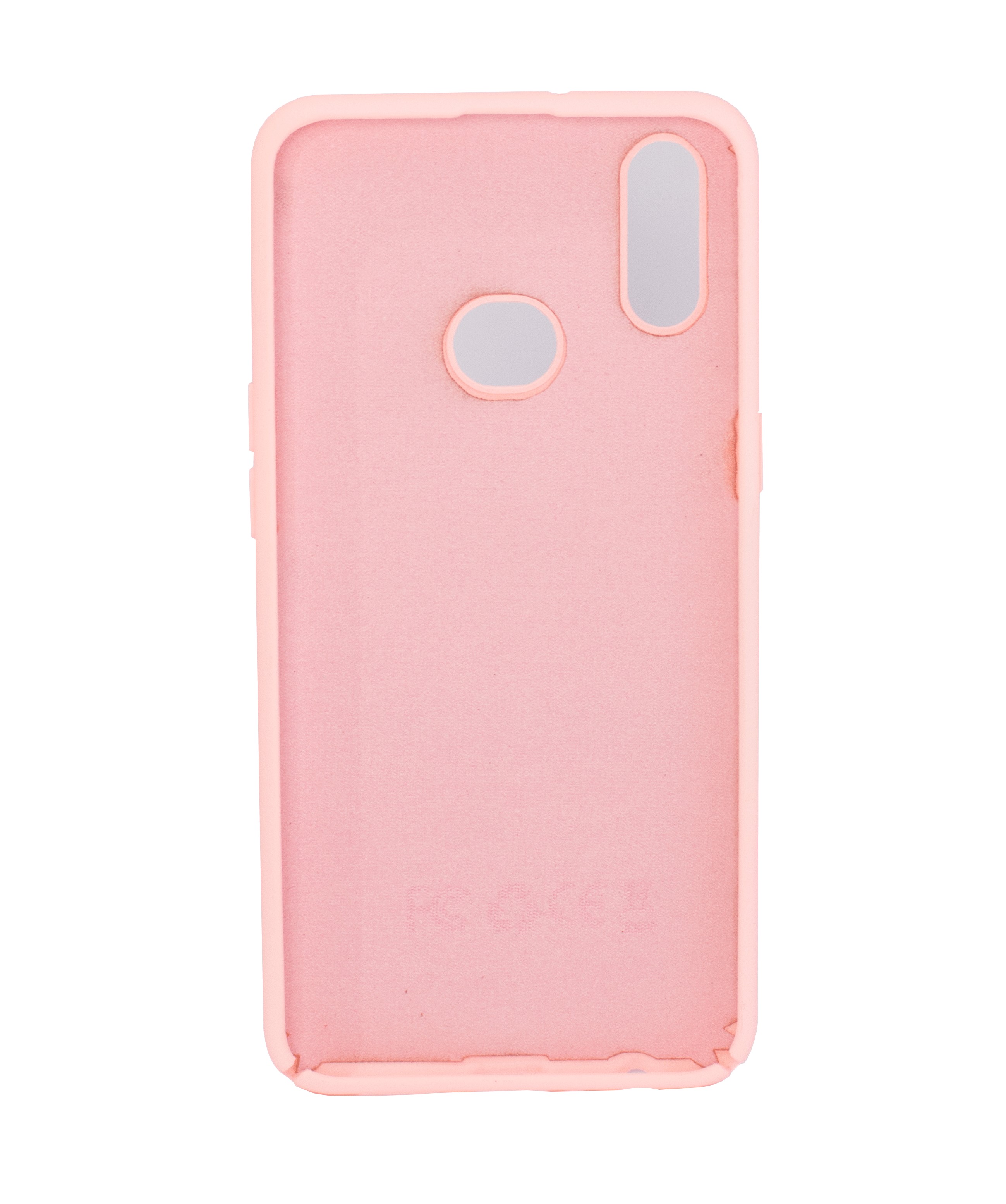 Protectores para celular  para Samsung  A10S Funda de silicona con felpa Rosa